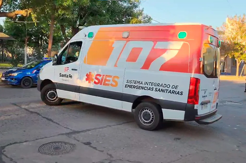 accidente_choque_ambulancia_rafaela_av_brasil_policia_patrullero_107_sies_sies_107_5